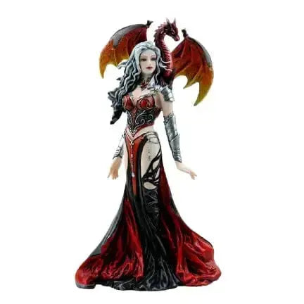 Sevierville Witch Figurine: Dragon Statue Pacific Giftware Ziya Blue