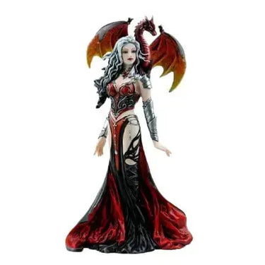 Sevierville Witch Figurine: Dragon Statue Pacific Giftware Ziya Blue