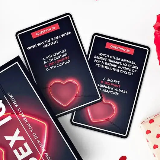 Sex IQ Test - Unleash Your Inner Sexpert Gift Republic Ziya Blue