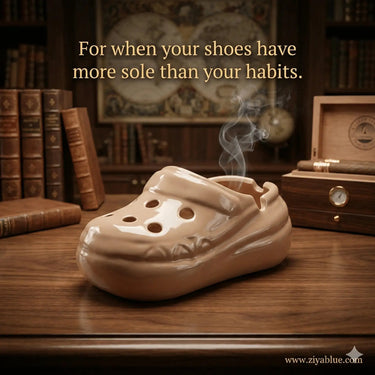 Shoe-Shaped Ashtray – Step Up Your Smoking Style! Ziya Blue Ziya Blue