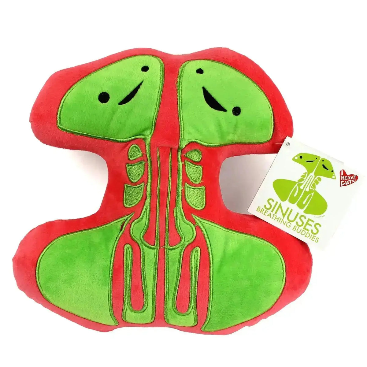 Sinus Plushie: Funny Anatomical Pillow I Heart Guts Ziya Blue
