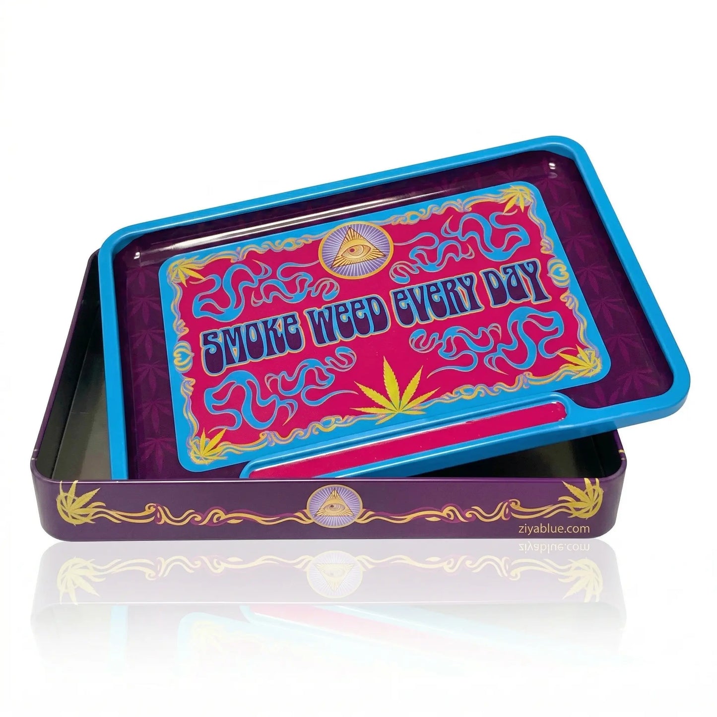 Smoke Weed Everyday Stash Box  Ziya Blue