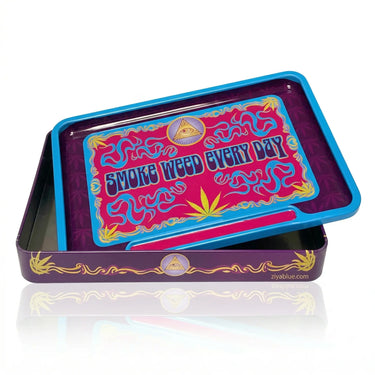 Smoke Weed Everyday Stash Box  Ziya Blue