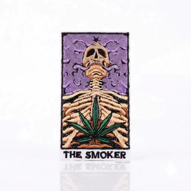 Smoker Tarot Patch: Cannabis Iron-On Ziya Blue Ziya Blue