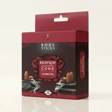 Soul Sticks Natural Backflow Incense Cones Designs by Deekay Inc. Ziya Blue