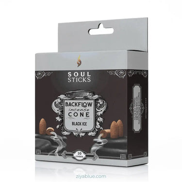 Soul Sticks Natural Backflow Incense Cones Designs by Deekay Inc. Ziya Blue