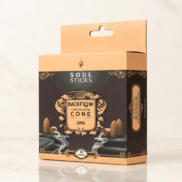 Soul Sticks Natural Backflow Incense Cones Designs by Deekay Inc. Ziya Blue