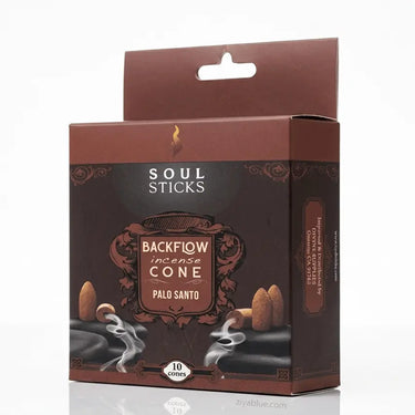 Soul Sticks Natural Backflow Incense Cones Designs by Deekay Inc. Ziya Blue