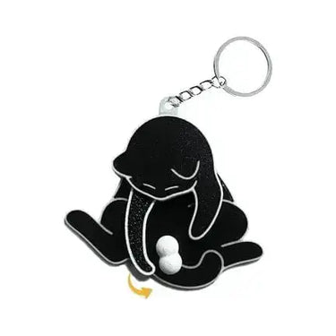 Spinning Cat Fidget Keychain - Keep Your Paws Busy Ziya Blue Ziya Blue