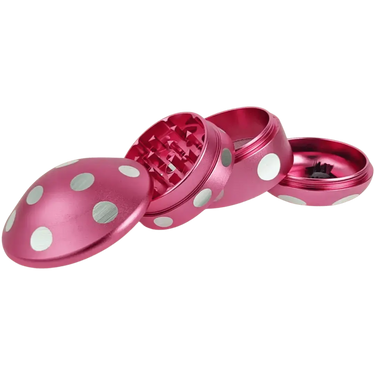 Spotted Mushroom Herb Grinder Ziya Blue Ziya Blue