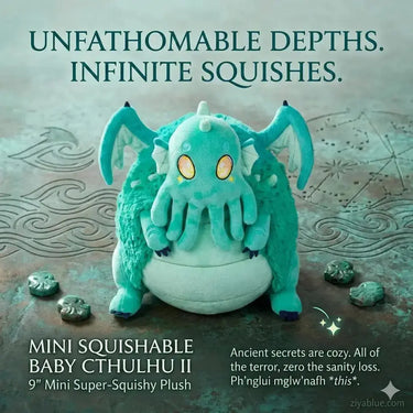 Squishable Baby Cthulhu II Plush Squishables Ziya Blue