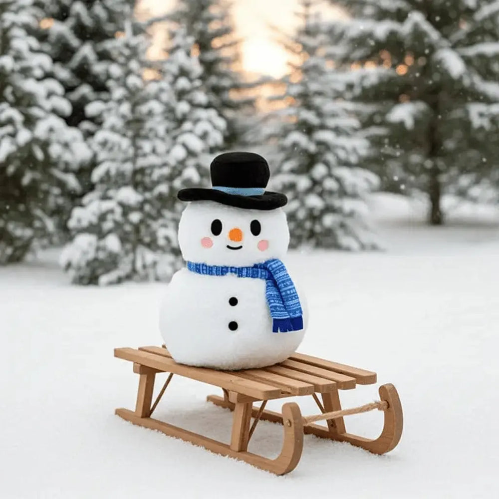 Squishable Cute Snowman Plush — 7" Holiday Plush Squishables Ziya Blue