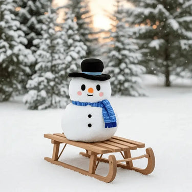 Squishable Cute Snowman Plush — 7" Holiday Plush Squishables Ziya Blue