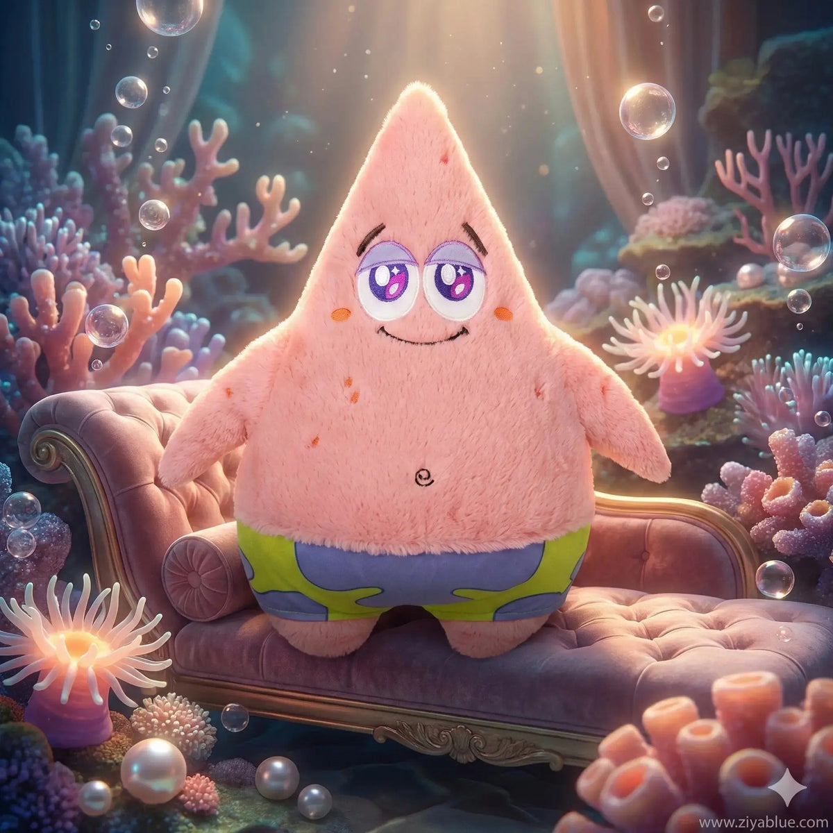 Squishable Patrick Star Plush Squishables Ziya Blue