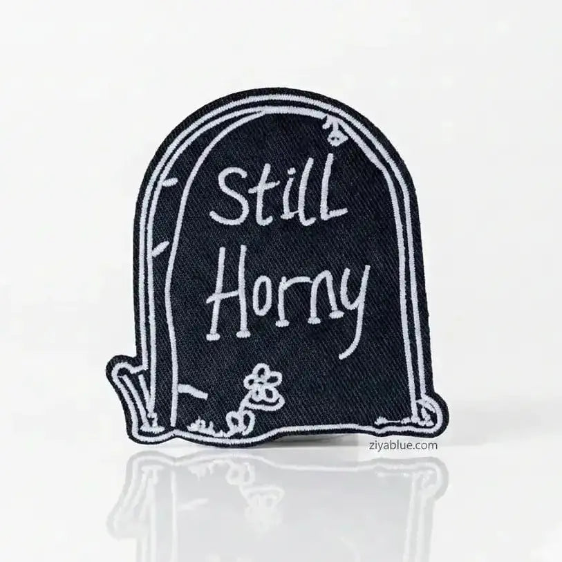 Still Horny Patch | Funny iron-on patch Ziya Blue Ziya Blue