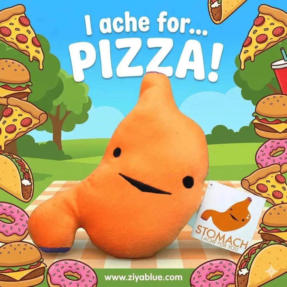 Stomach Plush | I Heart Guts Anatomy I Heart Guts Ziya Blue