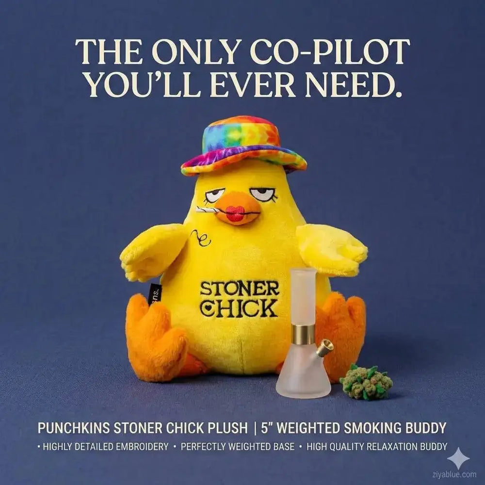 Stoner Plush | Punchkins "Stoner Chick" 5" Weighted Buddy Punchkins Ziya Blue