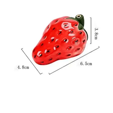Strawberry Ceramic Incense Holder 🍓✨ Ziya Blue Ziya Blue