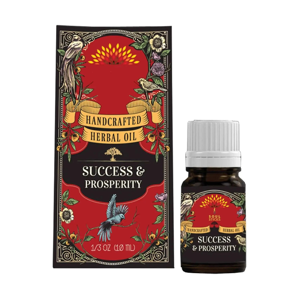 Success & Prosperity Herbal Oil | Abundance Essential Oil Designs by Deekay Inc. Ziya Blue