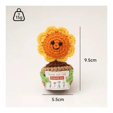 Sunflower Crochet Helping Me Grow Ziya Blue Ziya Blue