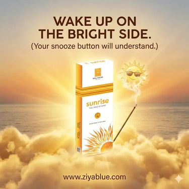 Sunrise Incense Sticks (90g) Premium Series Designs by Deekay Inc. Ziya Blue