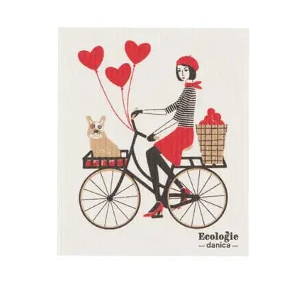 Swedish Dishcloth Tour De Paris DAVID YOUNGSON & ASSOCIATES Ziya Blue