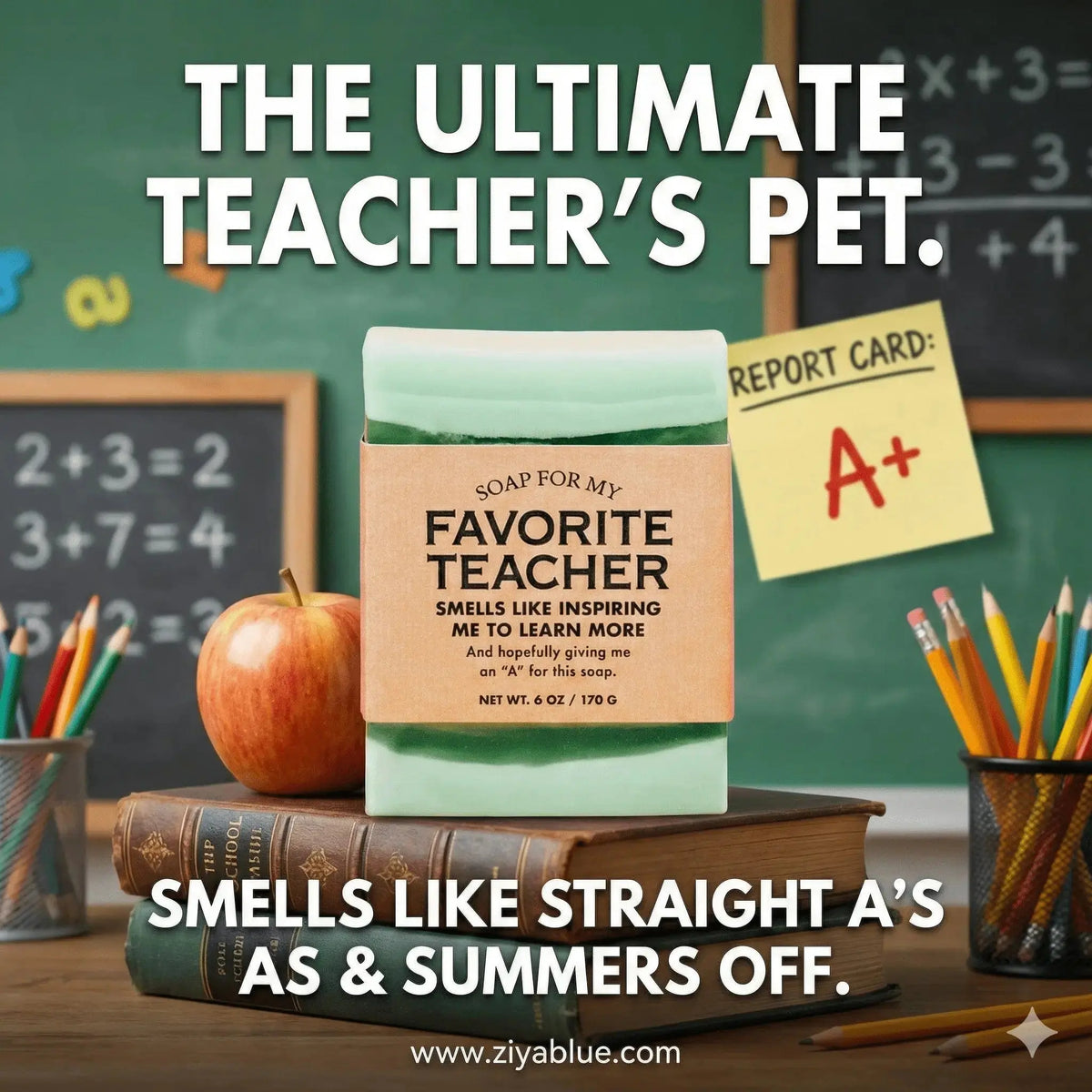 Teacher Appreciation Soap Whiskey River Ziya Blue
