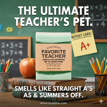 Teacher Appreciation Soap Whiskey River Ziya Blue