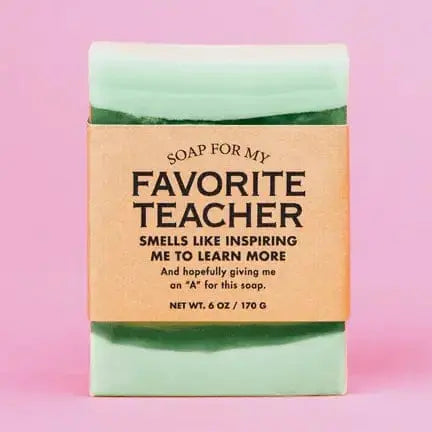 Teacher Appreciation Soap Whiskey River Ziya Blue