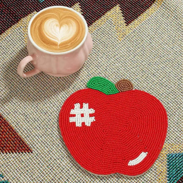 Teacher Beaded Coaster – The A+ Desk Accessory Ziya Blue Ziya Blue