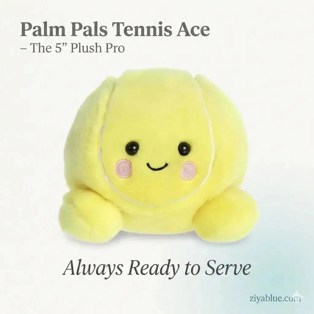 Tennis Ace Palm Pals – 5" Plush Aurora Ziya Blue
