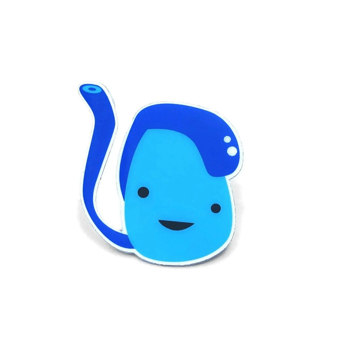 Testicle Pin | I Heart Guts "Having a Ball" Enamel Flair I Heart Guts Ziya Blue