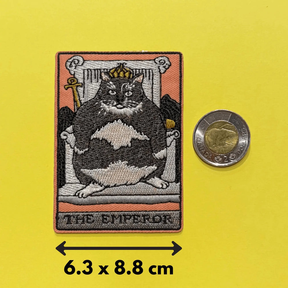 The Emperor Tarot Iron On Patch  Ziya Blue