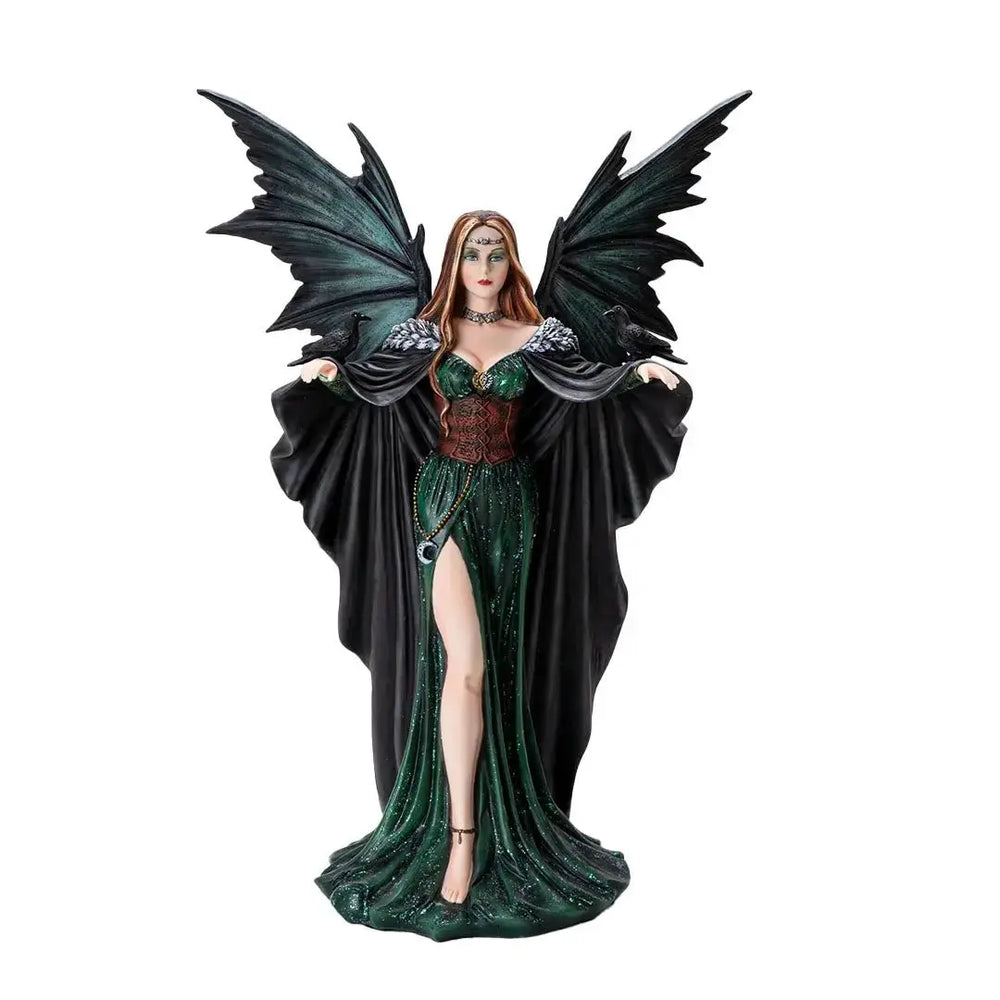 The Enchantress - Raven Queen Figurine Pacific Giftware Ziya Blue