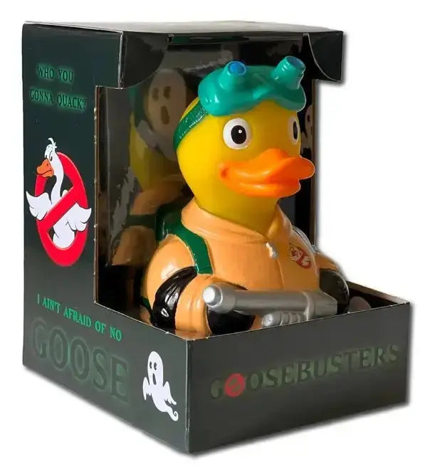 The Heroic Goosebusters Rubber Duck for Your Bath Celebriducks Ziya Blue