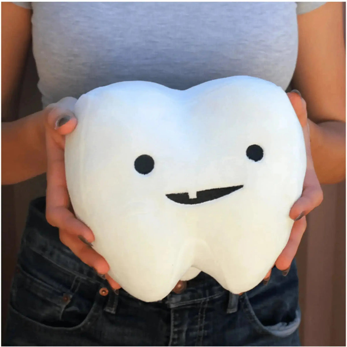 The Huggable Tooth Plushie for Wonderfully Weird Smiles I Heart Guts Ziya Blue