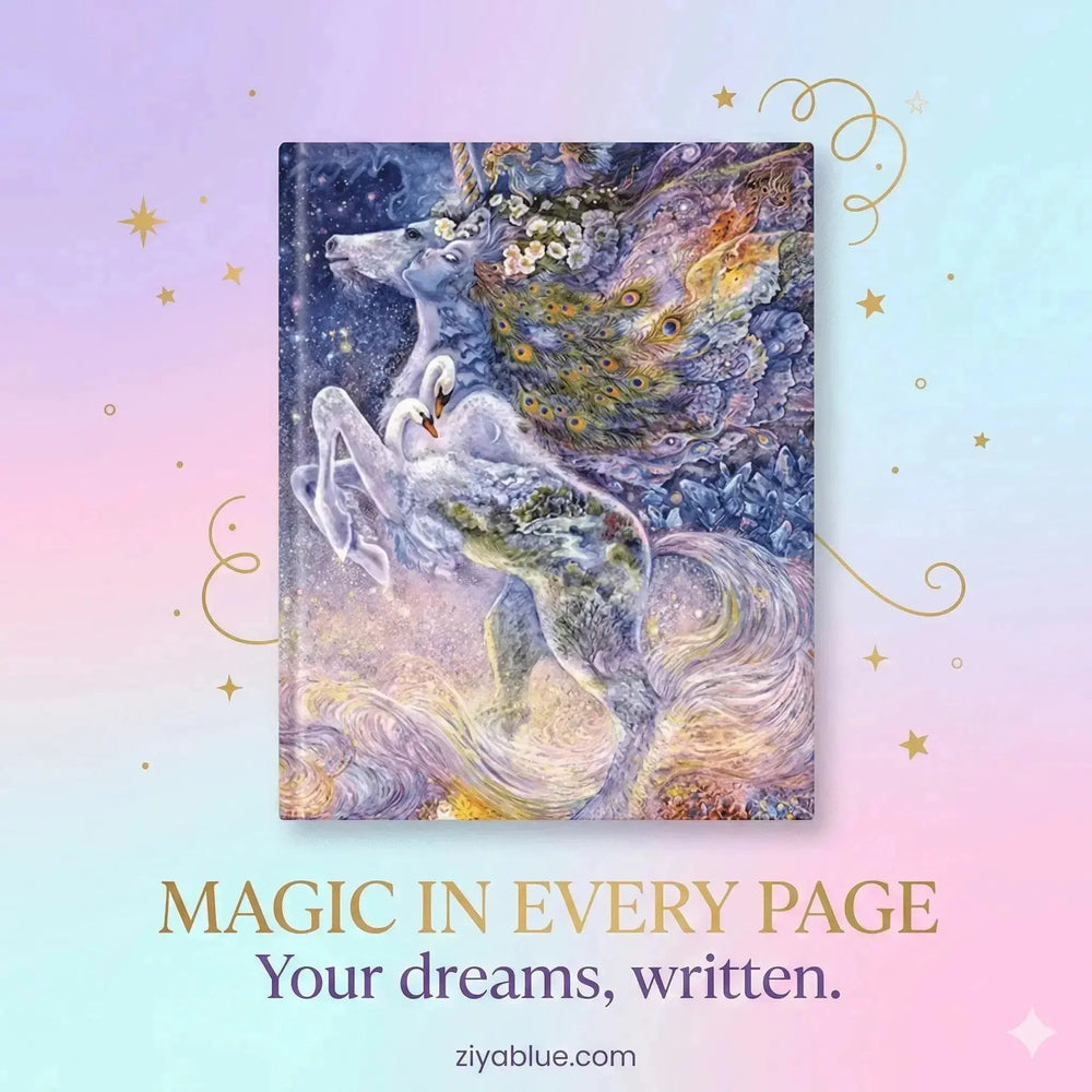 The Josephine Wall Soul of a Unicorn Journal  Ziya Blue