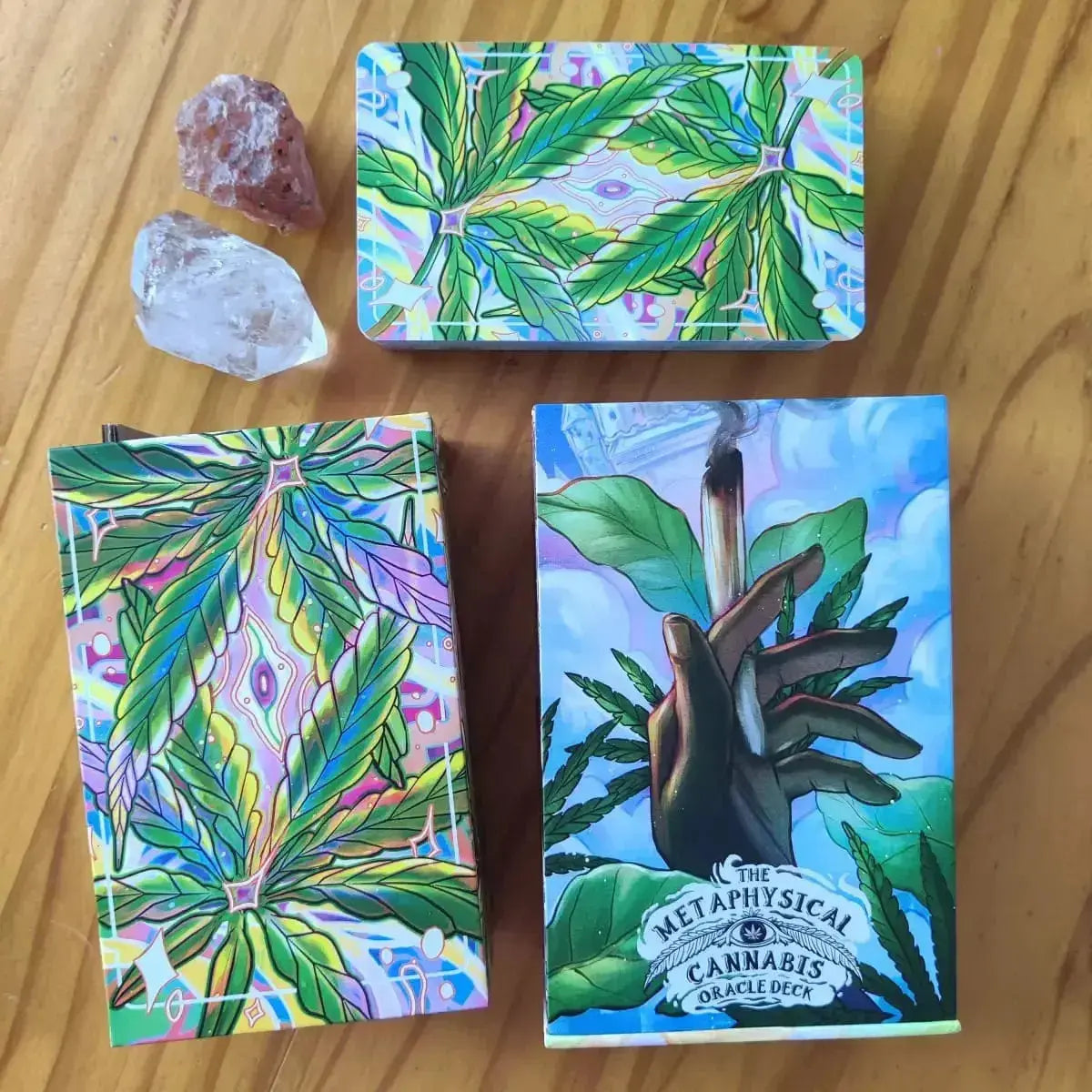 The Mini Metaphysical Cannabis Oracle Deck Ziya Blue Ziya Blue