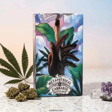 The Mini Metaphysical Cannabis Oracle Deck Ziya Blue Ziya Blue