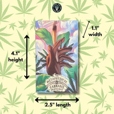 The Mini Metaphysical Cannabis Oracle Deck Ziya Blue Ziya Blue