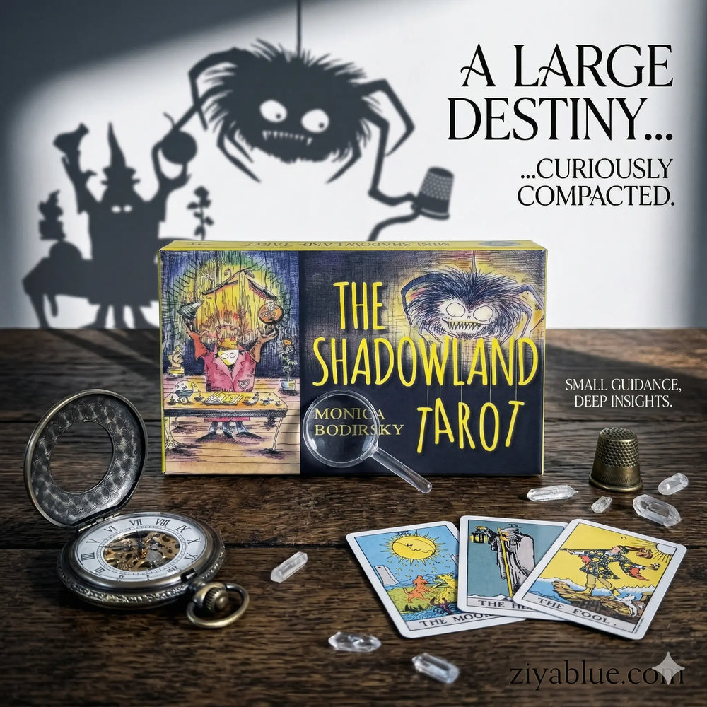 The Mini Shadowland Tarot Deck  Ziya Blue