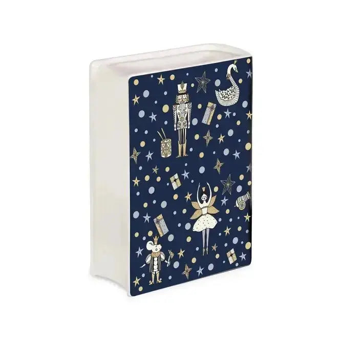 The Nutcracker Book vase Steel Mill Co. Ziya Blue