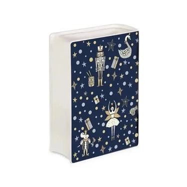 The Nutcracker Book vase Steel Mill Co. Ziya Blue