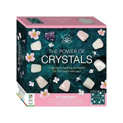 The Power of Crystals Kit: Healing Stone Set Microcosm Publishing Ziya Blue