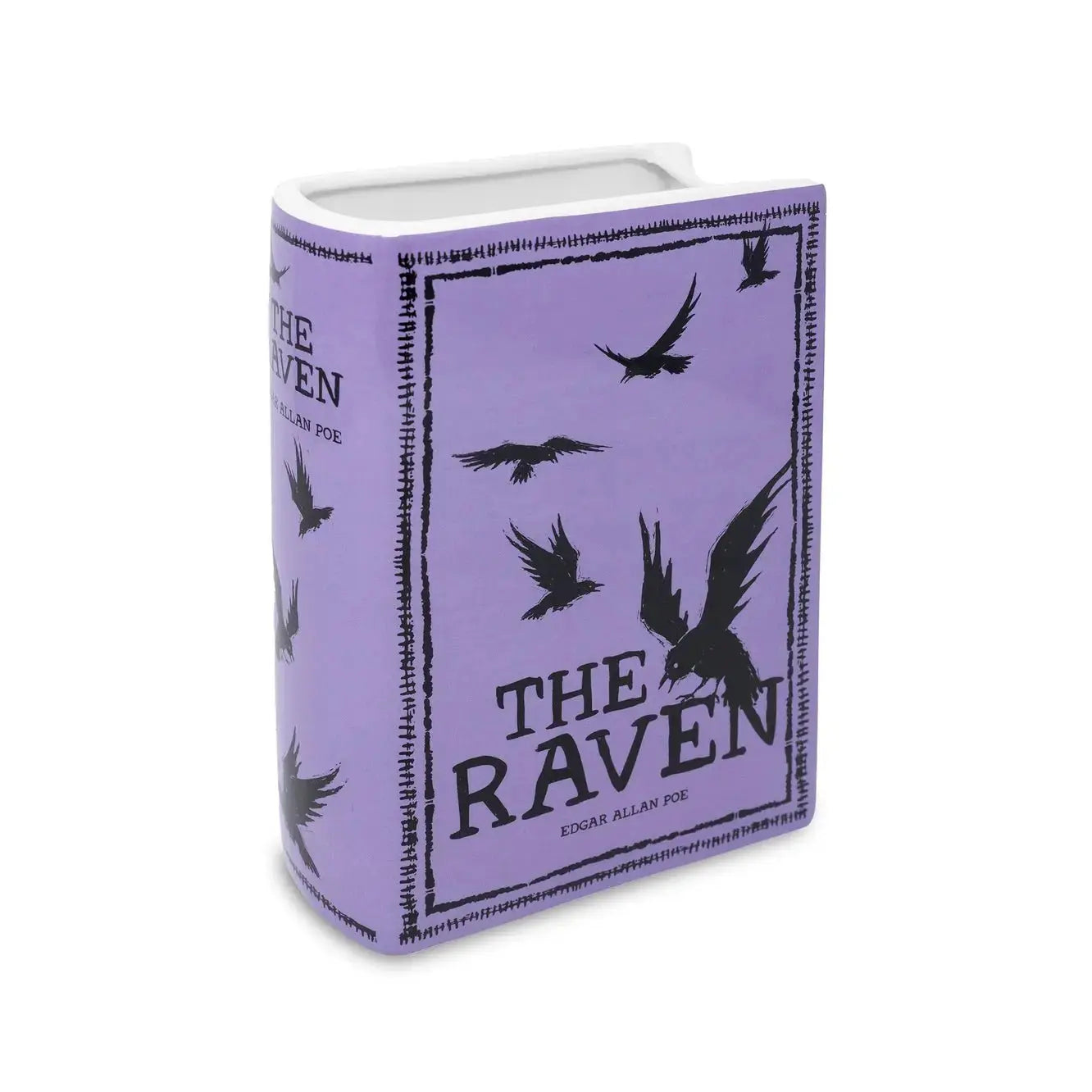 The Raven Book Vase Steel Mill Co. Ziya Blue