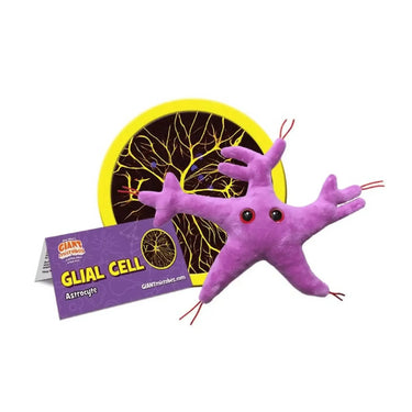 The Smartest GIANTmicrobes Glial Cell Plush for Science Nerds Giant Microbes Ziya Blue