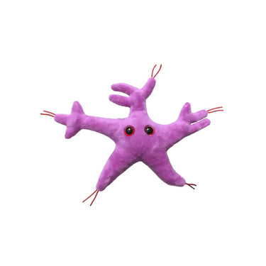 The Smartest GIANTmicrobes Glial Cell Plush for Science Nerds Giant Microbes Ziya Blue