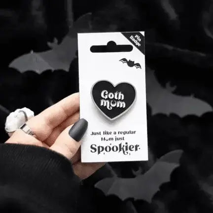 The Ultimate Goth Mum Pin for Alternative Mothers Something Different Ziya Blue
