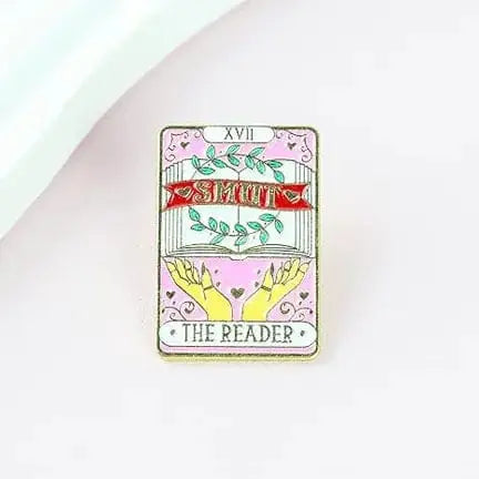 The Ultimate Smut Reader Tarot Pin for Spicy Book Lovers Ziya Blue Ziya Blue