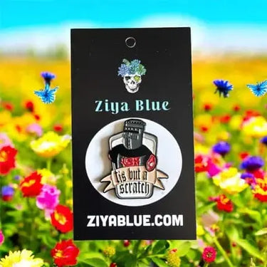 The Ultimate Tis But A Scratch Enamel Pin Ziya Blue Ziya Blue